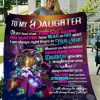 To My Daughter Fleece Blanket Love From Mom Gift For Her Dreamcatcher Funny Gift