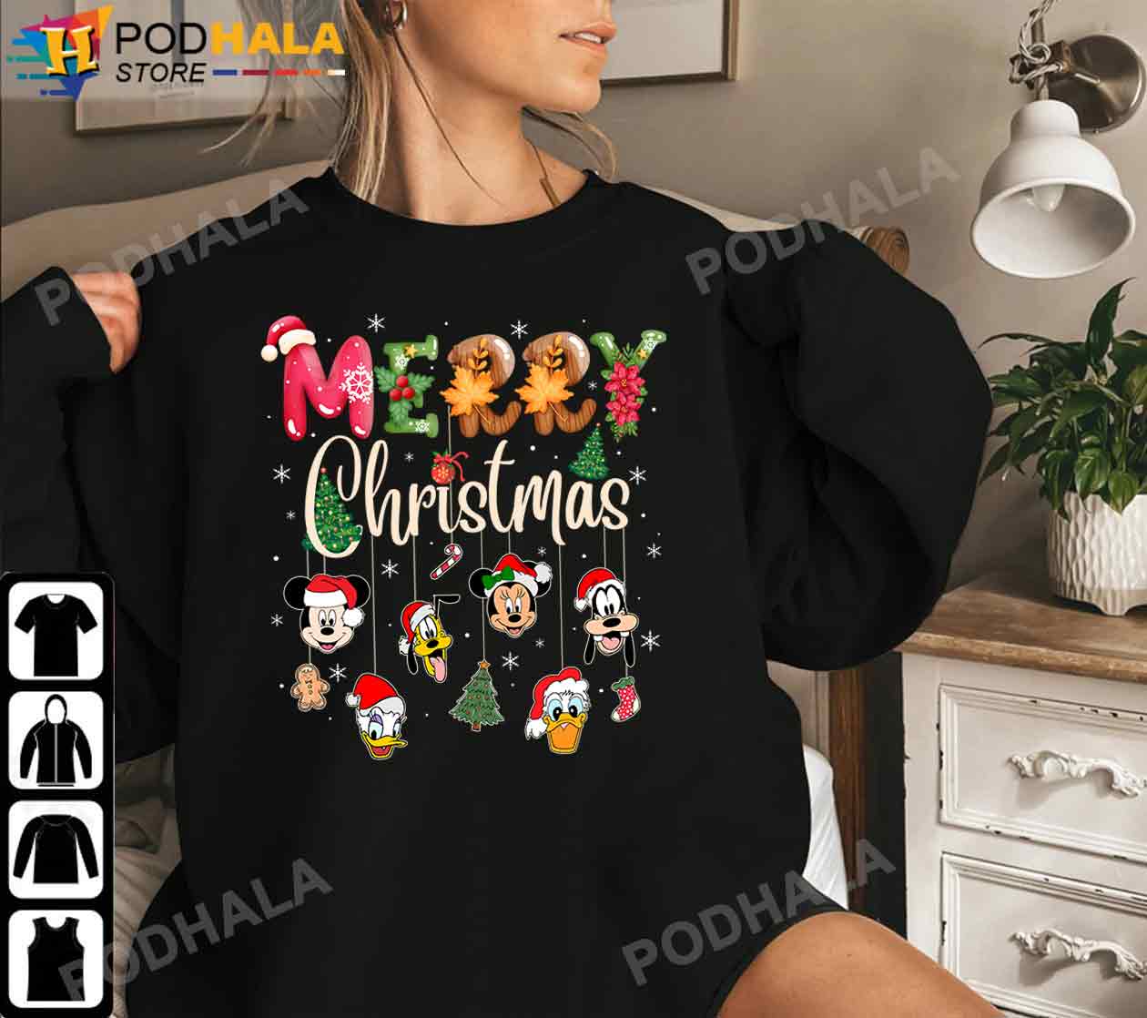 Mickey And Friends Shirt Disney Characters, Mickey Christmas Shirt